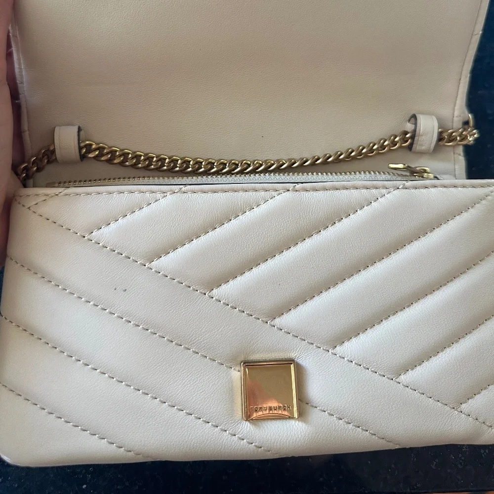Tory Burch Kira Chevron Clutch Crossbody Bag - Picture 3 of 6